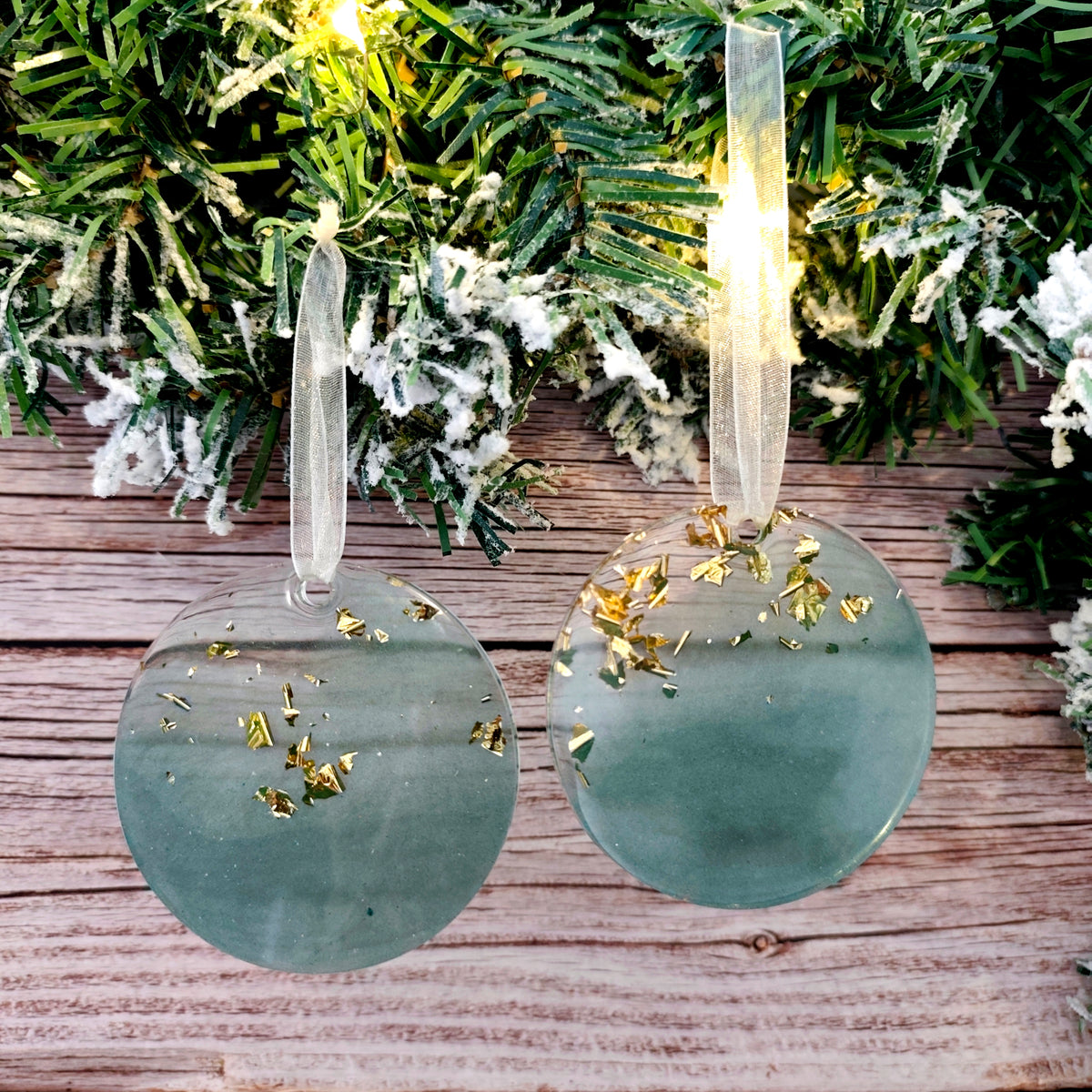 Boules de Noël en résine