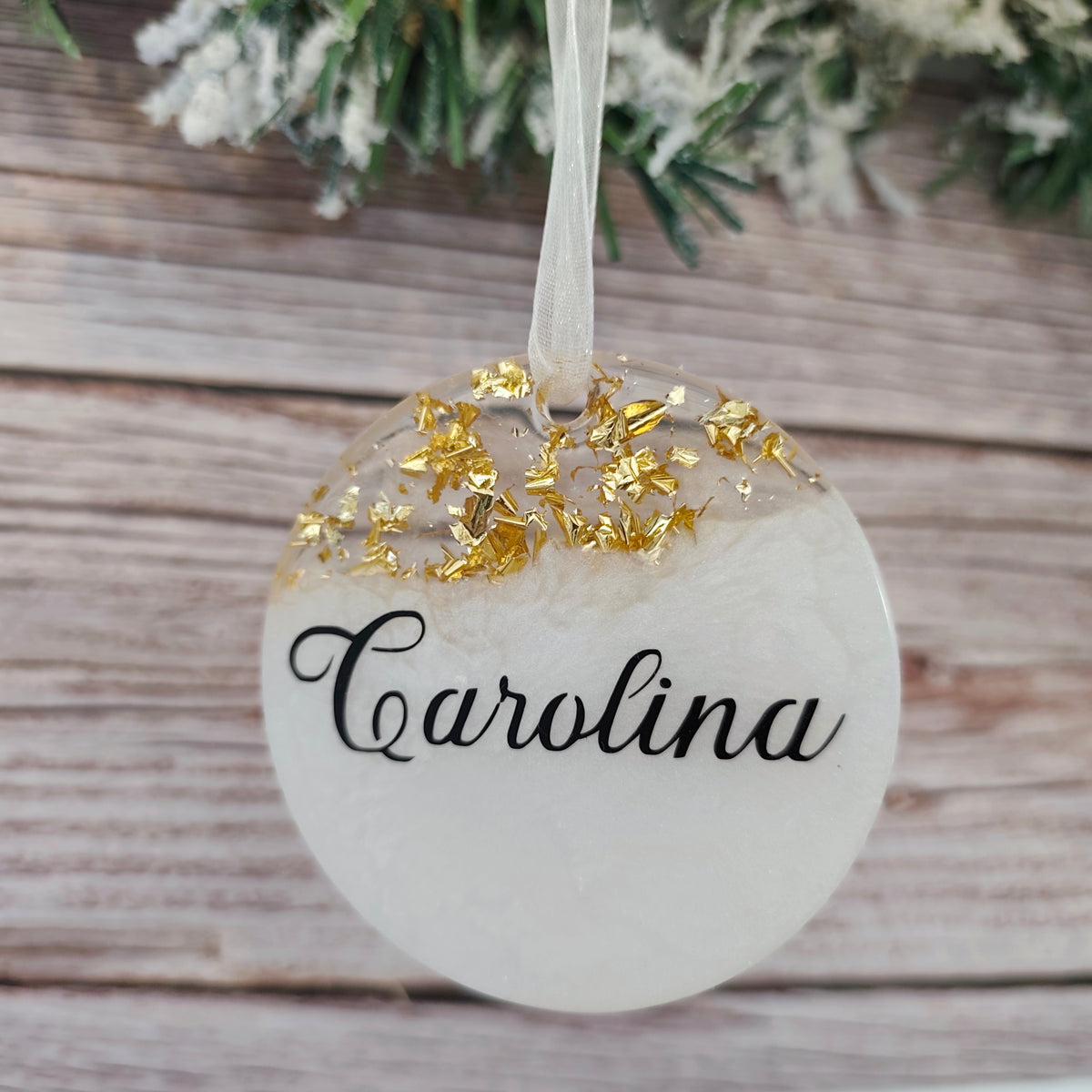 Boules de Noël en résine