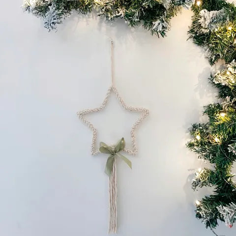 Etoile en macramé