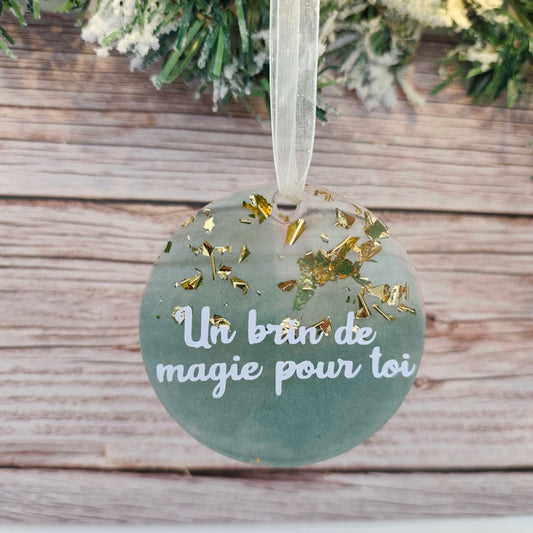 Boules de Noël en résine