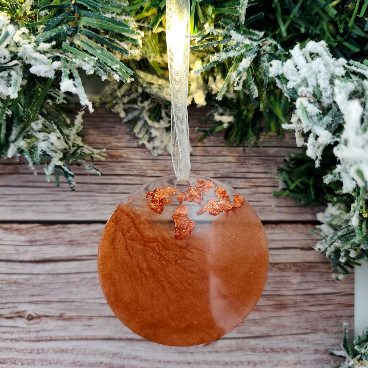 Boules de Noël en résine