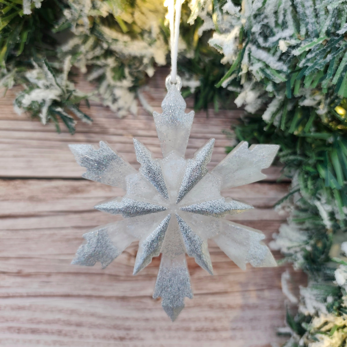 Flocon de Noël en résine