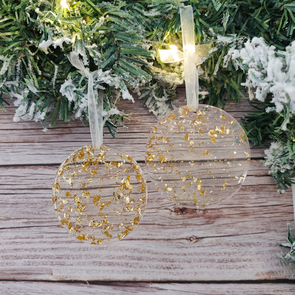 Boules de Noël en résine